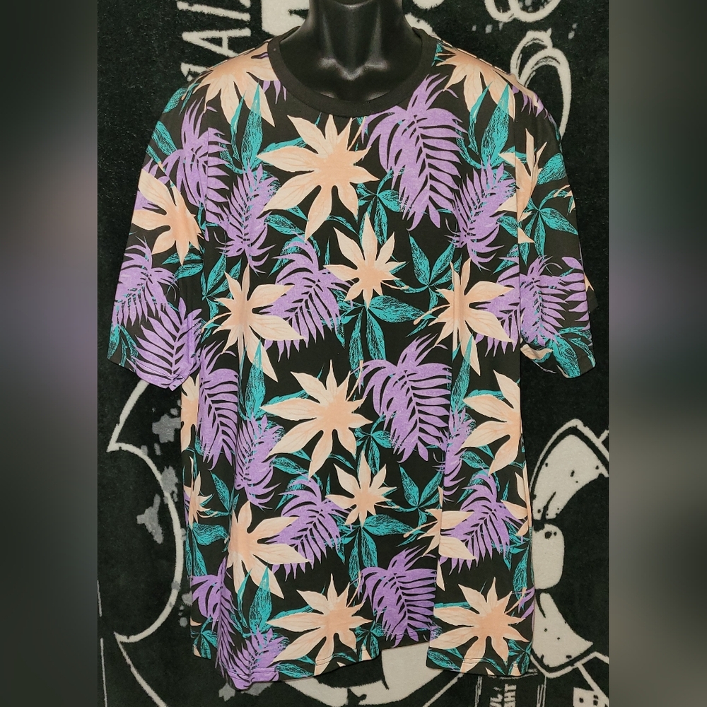 CSG.-Foliage 420-Floral Shirt-Size 3XL